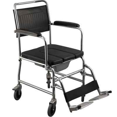 Αναπηρικό αμαξίδιο τουαλέτα με δοχείο WC και συρταρωτό κάθισμα U