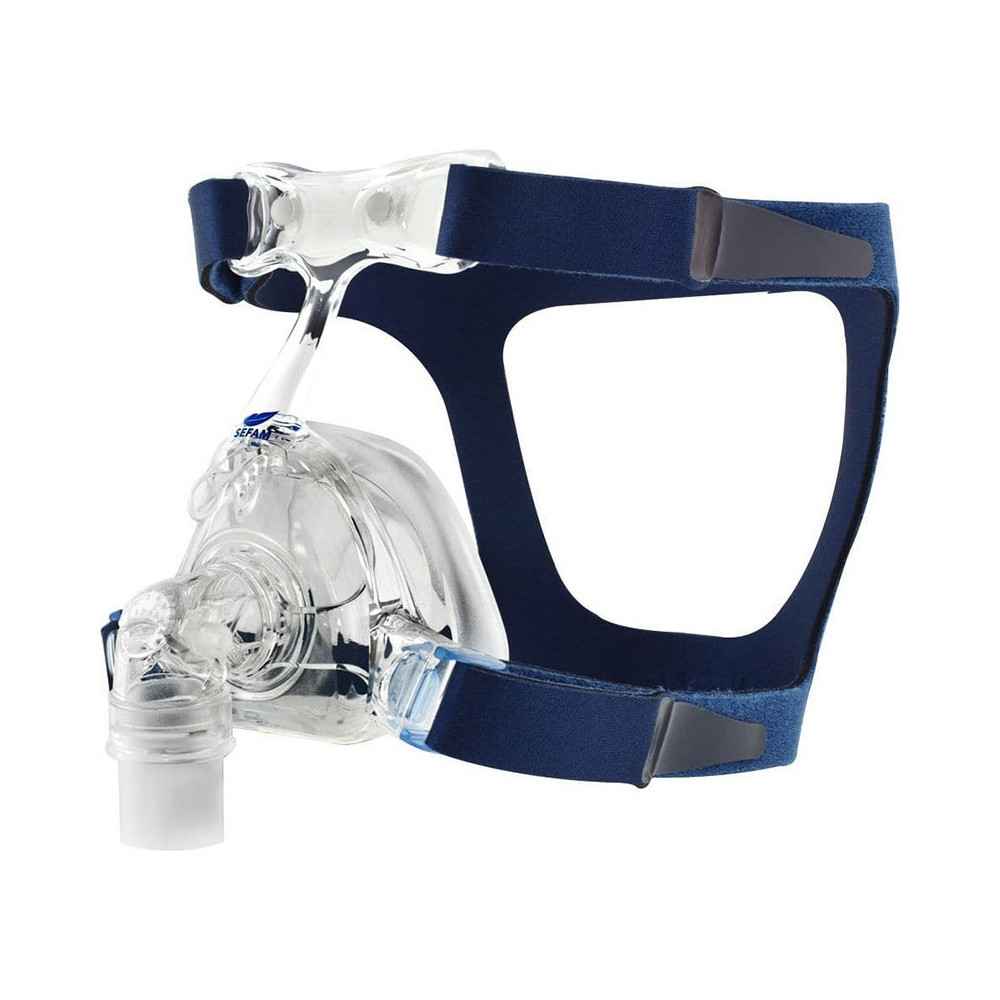 Ρινική μάσκα σιλικόνης Sefam Breeze για CPAP - BiPAP με κεφαλοδέτη