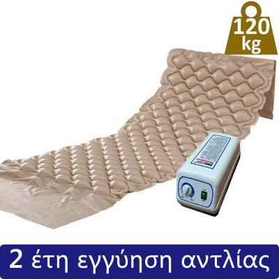 Σετ αερόστρωμα κατακλίσεων με αντλία Mobiakcare (120 kg). Χορηγείται από τον ΕΟΠΥΥ