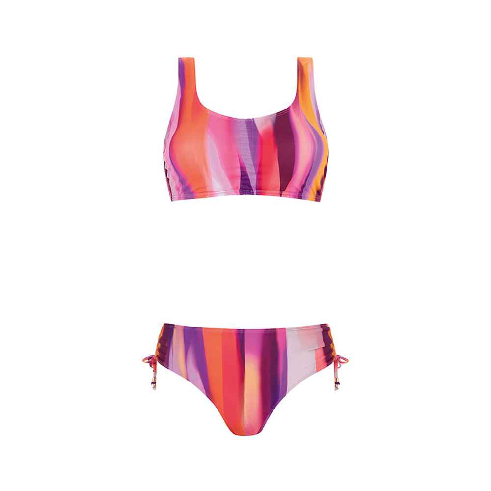 Μαγιό μαστεκτομής Amoena Sunrise TP Bikini Set πολύχρωμο