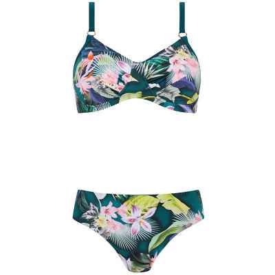 Μαγιό μαστεκτομής Amoena Flower Spirit SBP Bikini Set πολύχρωμο φλοράλ