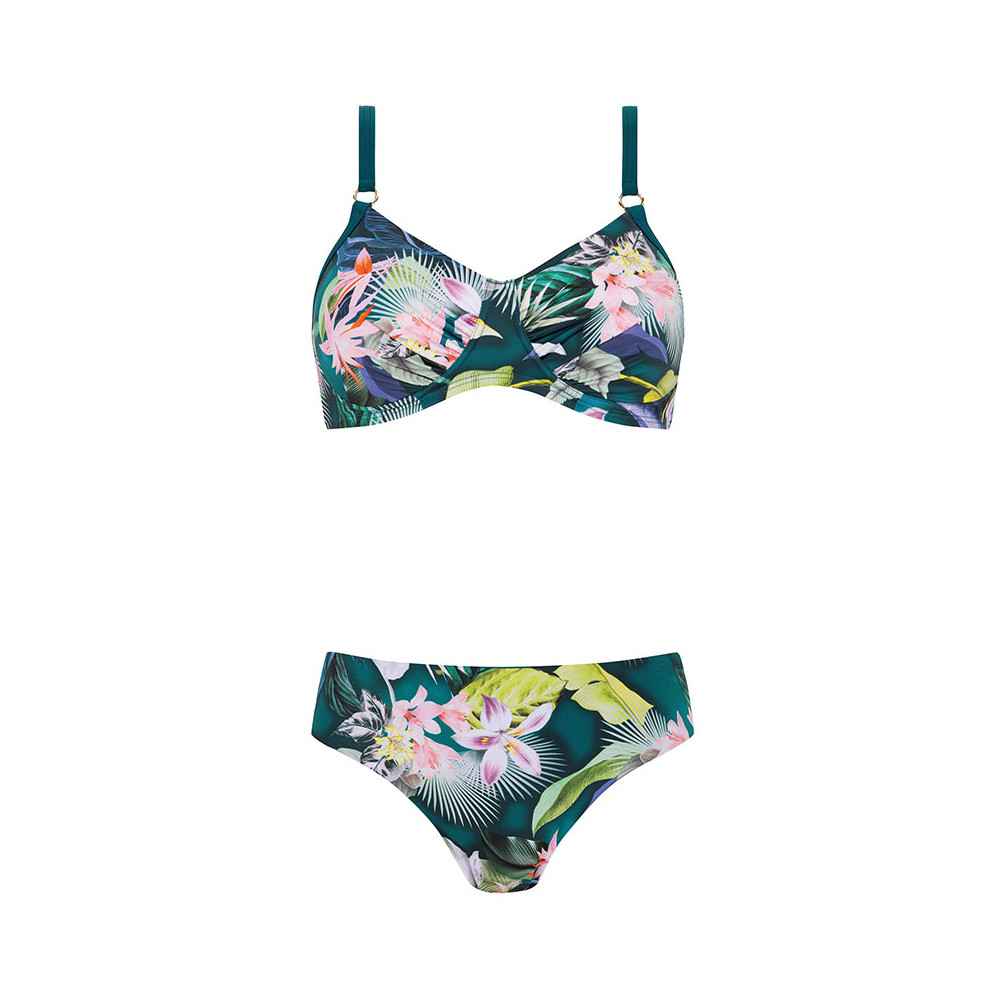 Μαγιό μαστεκτομής Amoena Flower Spirit SBP Bikini Set πολύχρωμο φλοράλ
