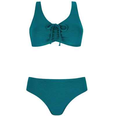 Μαγιό μαστεκτομής Amoena Tulum TP Bikini Set | Πετρόλ Μαγιό μαστεκτομής