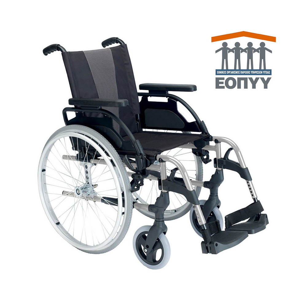Αναπηρικό αμαξίδιο αλουμινίου ελαφρού τύπου Breezy Style 24" μέσω ΕΟΠΥΥ