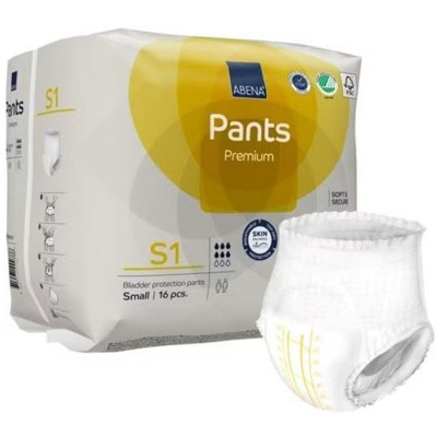 Πάνες βρακάκι ημέρας μεγάλης ακράτειας Abena Pants Premium S1 Small 14 τμχ