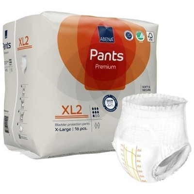 Βρακάκι - Slip νύκτας βαριάς ακράτειας Abena Pants Premium XL2 Extra Large 14 τμχ