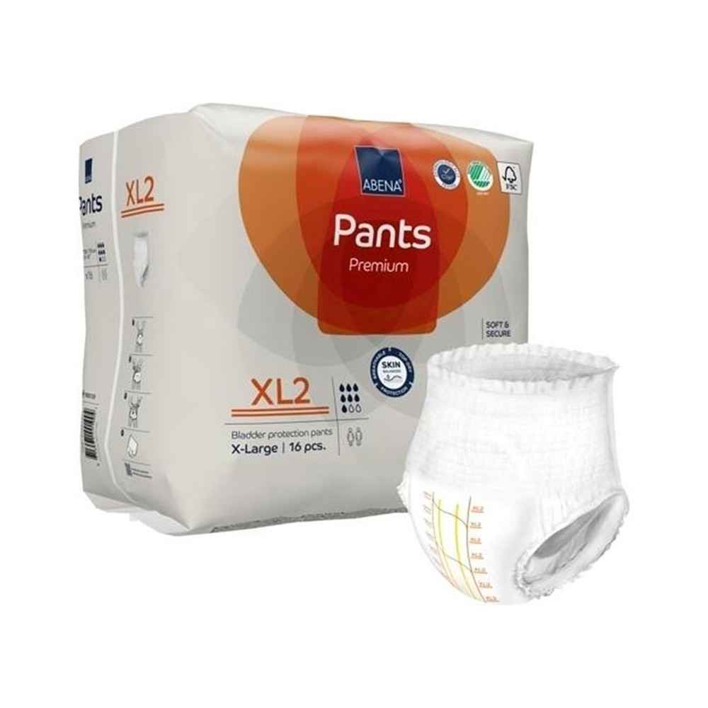 Βρακάκι - Slip νύκτας βαριάς ακράτειας Abena Pants Premium XL2 Extra Large 14 τμχ