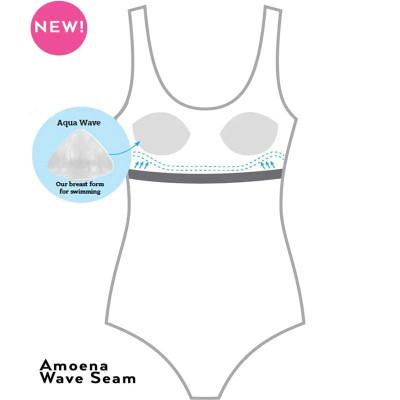 Ολόσωμο μαγιό μαστεκτομής Amoena Salerno SB OP Μαγιό μαστεκτομής Amoena
