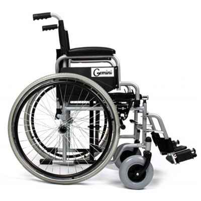 Το αναπηρικό καροτσάκι Gemini είναι ενισχυμένο για μέγιστο βάρος χρήστη έως 125 kg