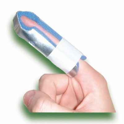 Μεταλλικός νάρθηκας δακτύλου “fold over” για κάταγμα ή κάκωση δακτύλου