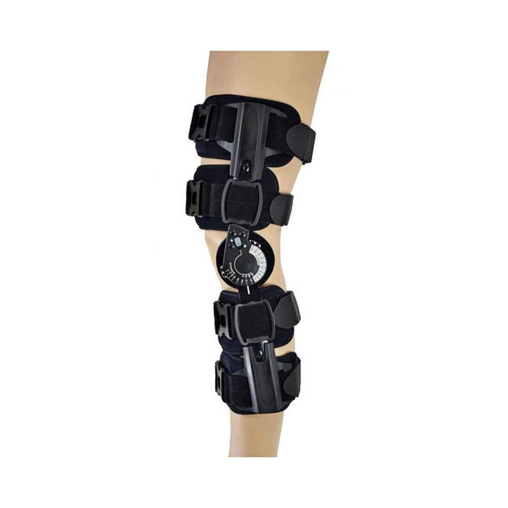 Τηλεσκοπικός λειτουργικός νάρθηκας γόνατος με γωνιόμετρο Ascent ROM