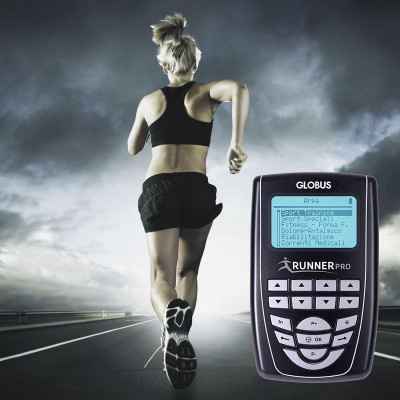 Ηλεκτροδιεγέρτης Globus Runner Pro με ειδικά προγράμματα για αθλούμενους που ασχολούνται με το τρέξιμο