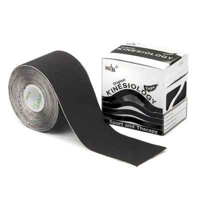 Kinesiology tape Nasara σε μαύρο χρώμα
