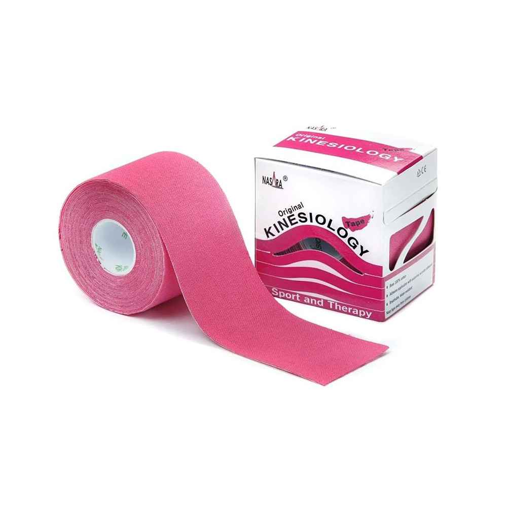 Kinesiology tape Original Nasara σε ροζ χρώμα