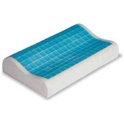 Το ανατομικό μαξιλάρι Gel memory foam έχει επίστρωση από gel που κρατά τη θερμοκρασία σε φυσιολογικά επίπεδα