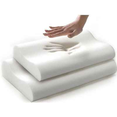 Το ανατομικό ορθοπεδικό μαξιλάρι ύπνου Restful Memory Foam παίρνει το σχήμα του σώματος και αποφορτίζει τον αυχένα