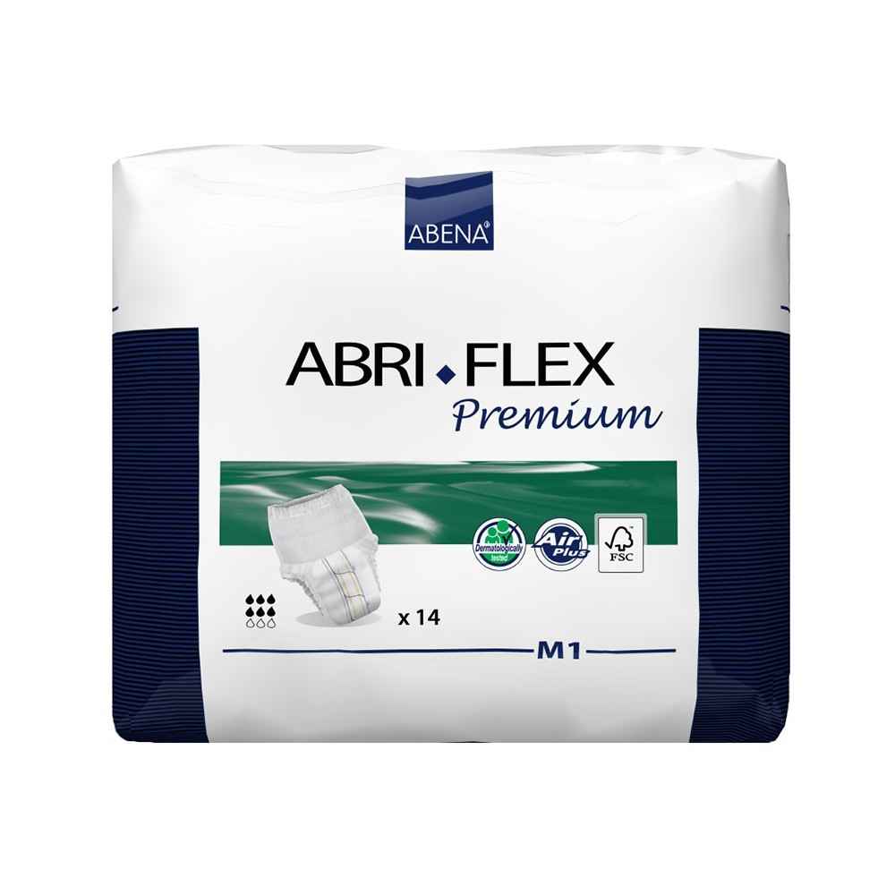 Πάνες βρακάκι ημέρας για μέση/μεγάλη ακράτεια Abena Abri Flex Premium Μ1 σε συσκευασία 14 τεμαχίων