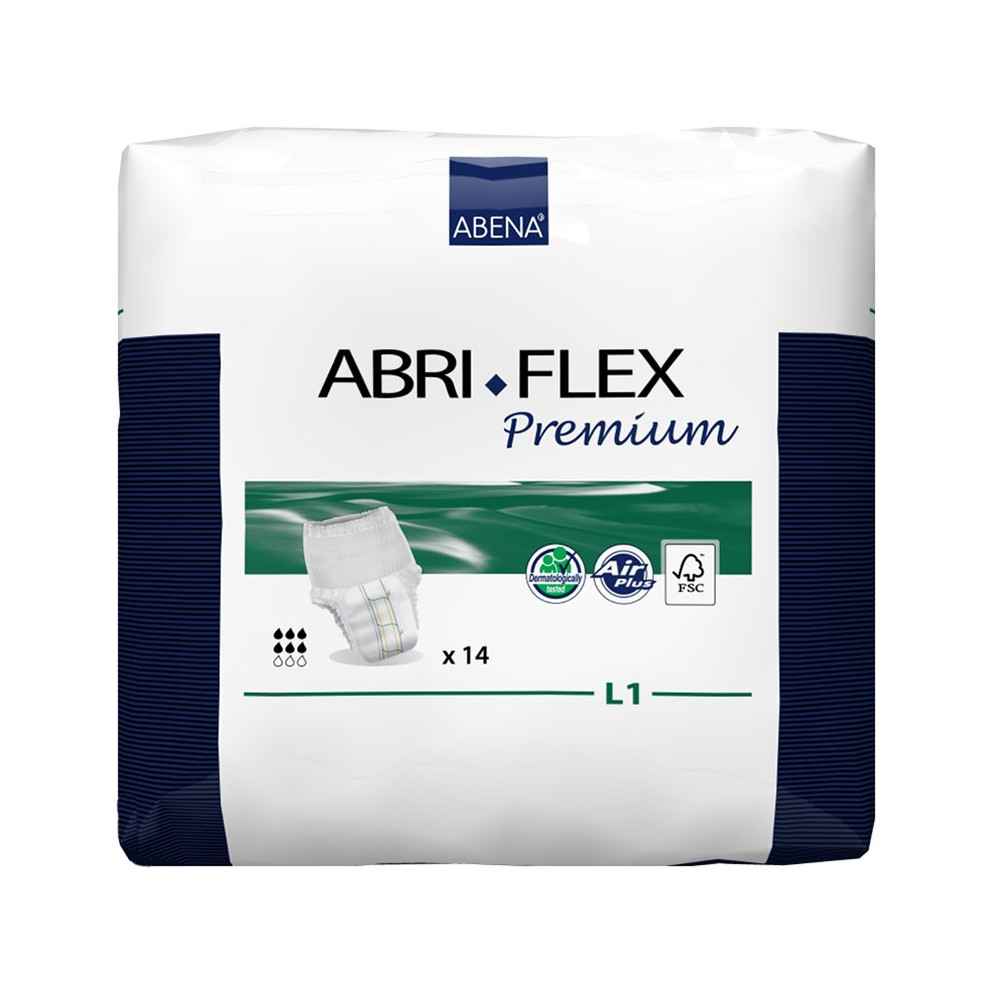 Πάνες βρακάκι ημέρας για μέση/μεγάλη ακράτεια Abena Abri Flex Premium L1 σε συσκευασία 14 τεμαχίων