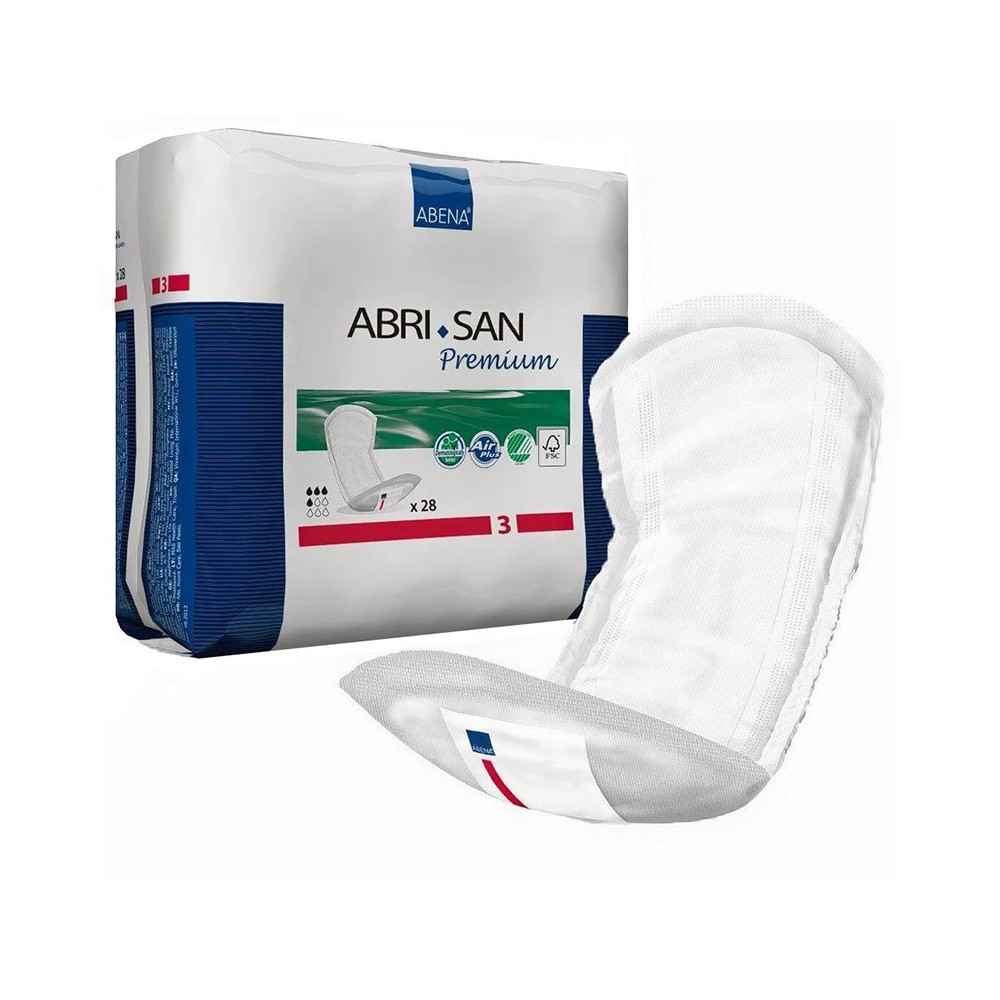 Σερβιέτες ακράτειας Abena Abri San Premium No3 Midi 28τμχ Σερβιέτες ακράτειας Abena