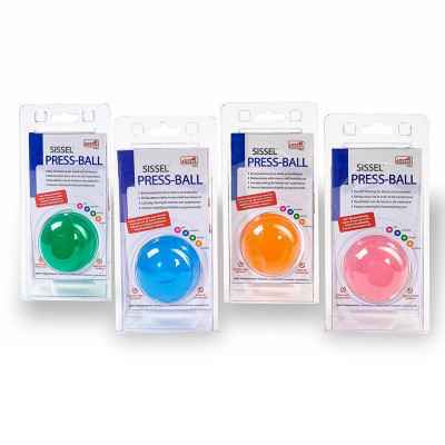 Μπαλάκι εξάσκησης χειρός Sissel Press Ball σε 4 χρώματα και αντιστάσεις