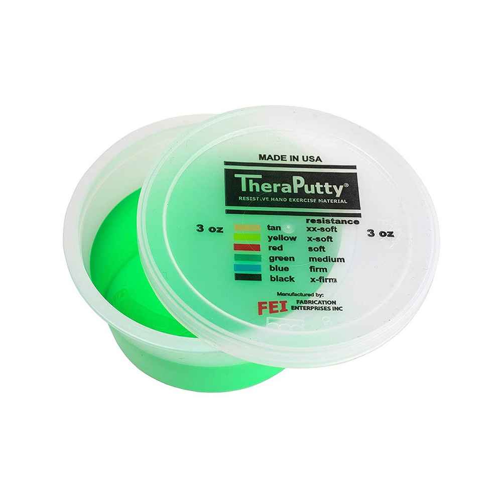 Θεραπευτική πλαστελίνη εξάσκησης CanDo® Theraputty Μέτρια - Πράσινη