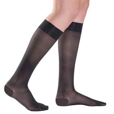Κάλτσες κάτω γόνατος πρόληψης φλεβίτιδας Delilah 70 DEN Μαύρο