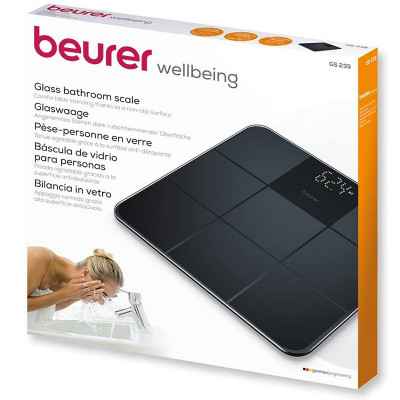 Ψηφιακή ζυγαριά μπάνιου Beurer GS 235 μαύρη Ηλεκτρονικές ζυγαριές μπάνιου - σώματος