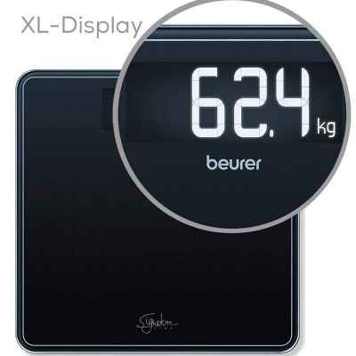 Ψηφιακή ζυγαριά μπάνιου Beurer GS 400 Signature Line με μεγάλα ψηφία ενδείξεων